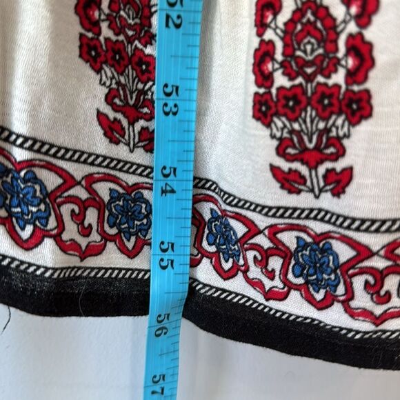 Bleuh Ciel Floral Black Maxi Elastic Waist Dress - Picture 8 of 8